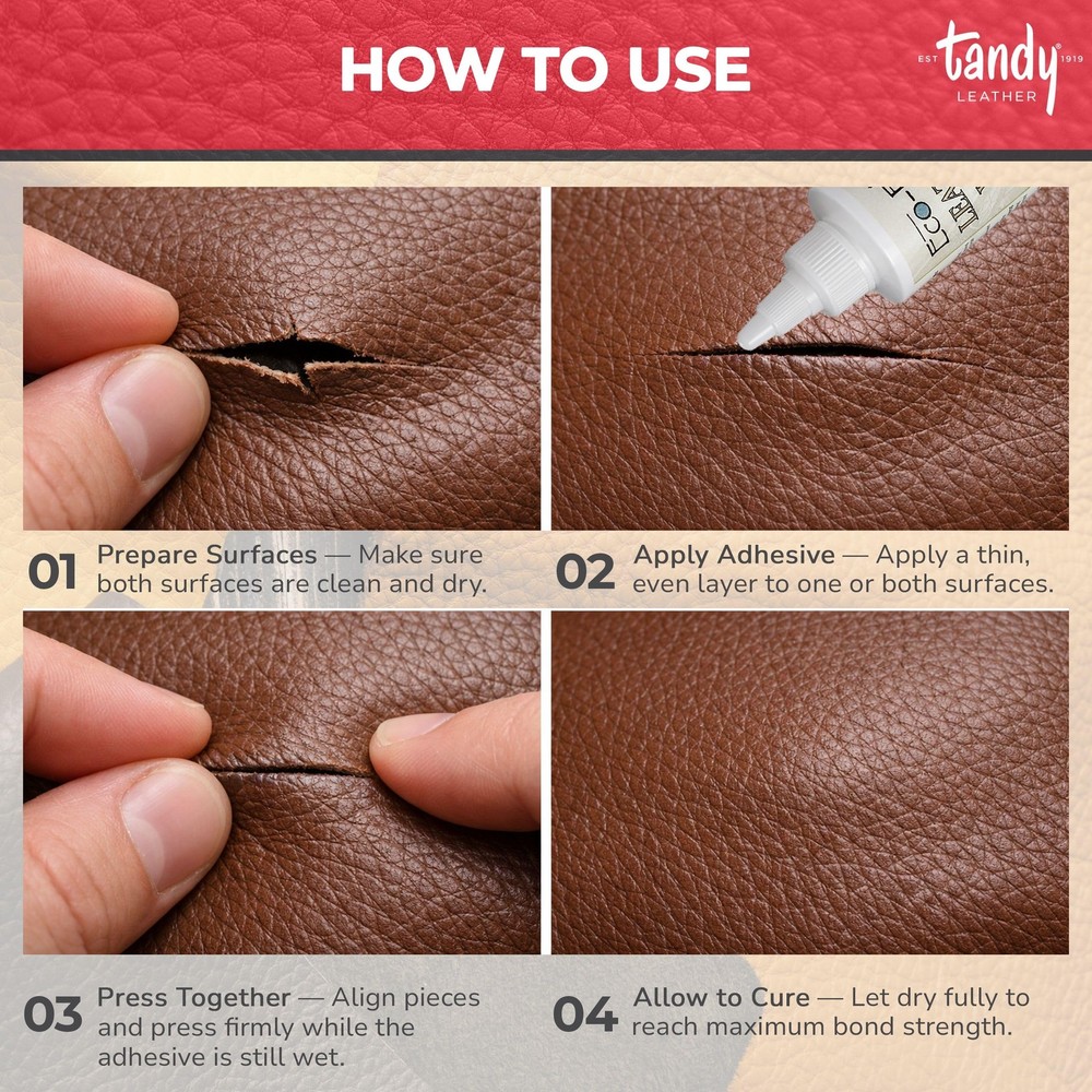 Tandy Leather Eco-Flo Weld Adhesive - Water-Based Quick Tack Clear