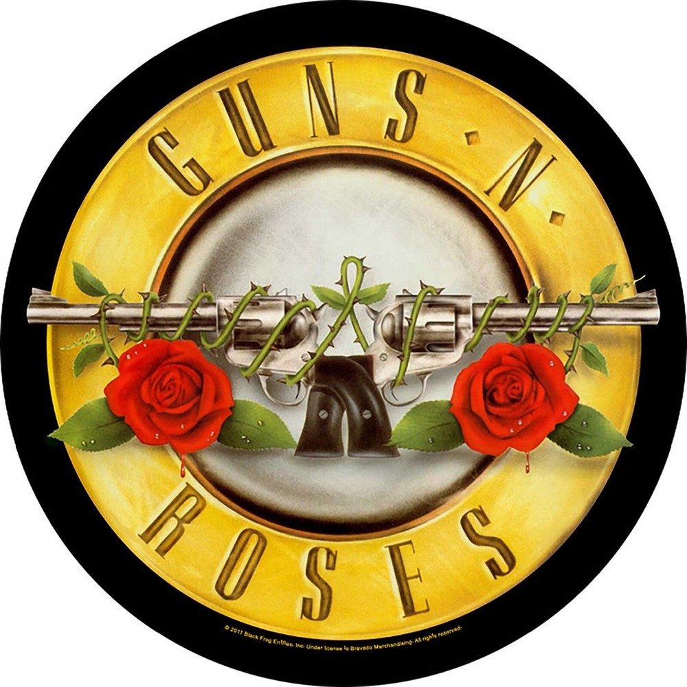 GUNS N ROSES official XLG back patch -CIRCULAR