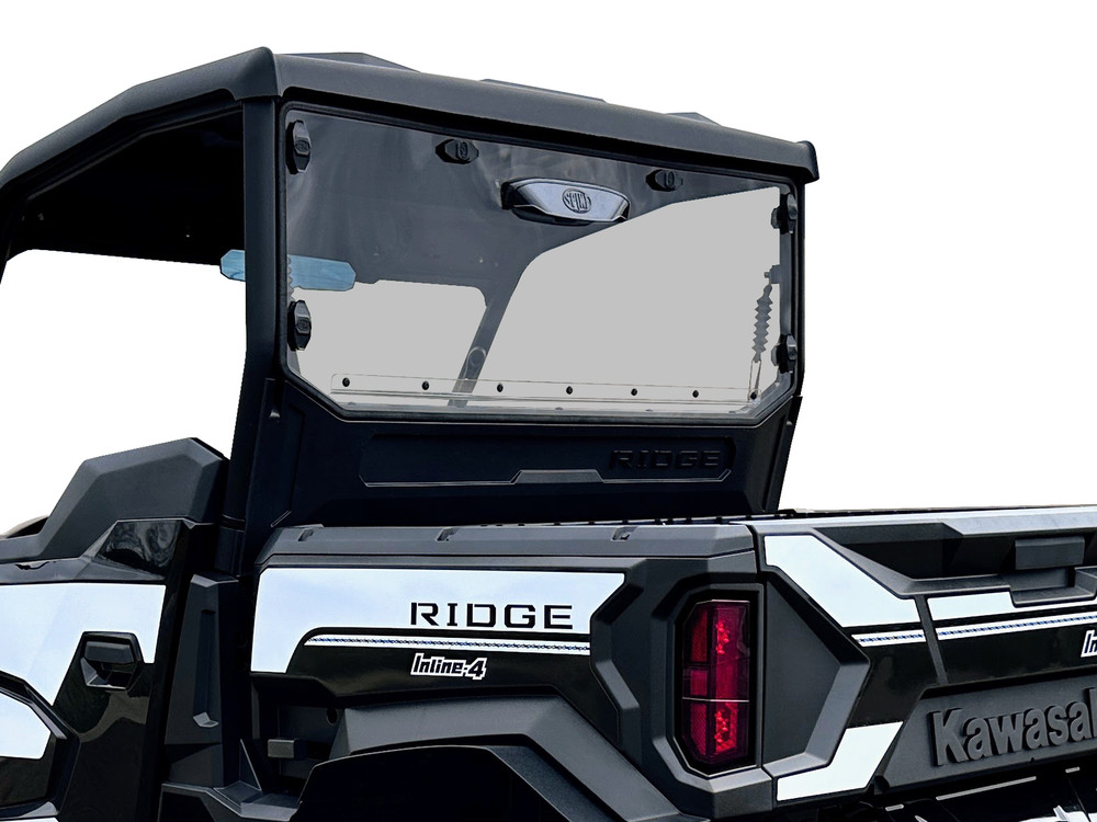 Kawasaki Ridge Tinted Rear Window Windshield Shield Panel Adjustable Vent 2024+