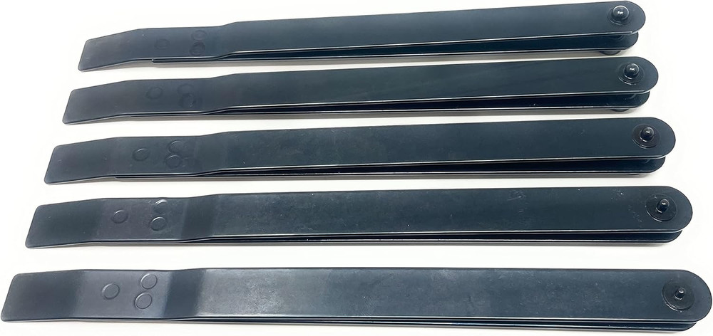 5 Piece 6" Hole Finder Tools Sheet Metal Strap Duplicator Kit Includes #40, #30,