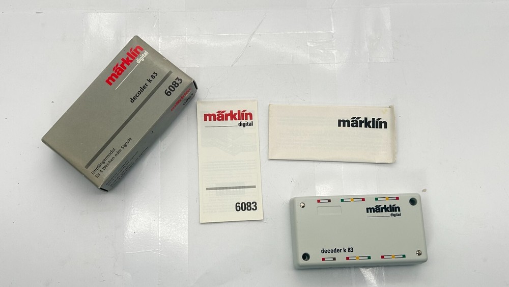 Märklin 6083 decoder k83 in original packaging with description k 83