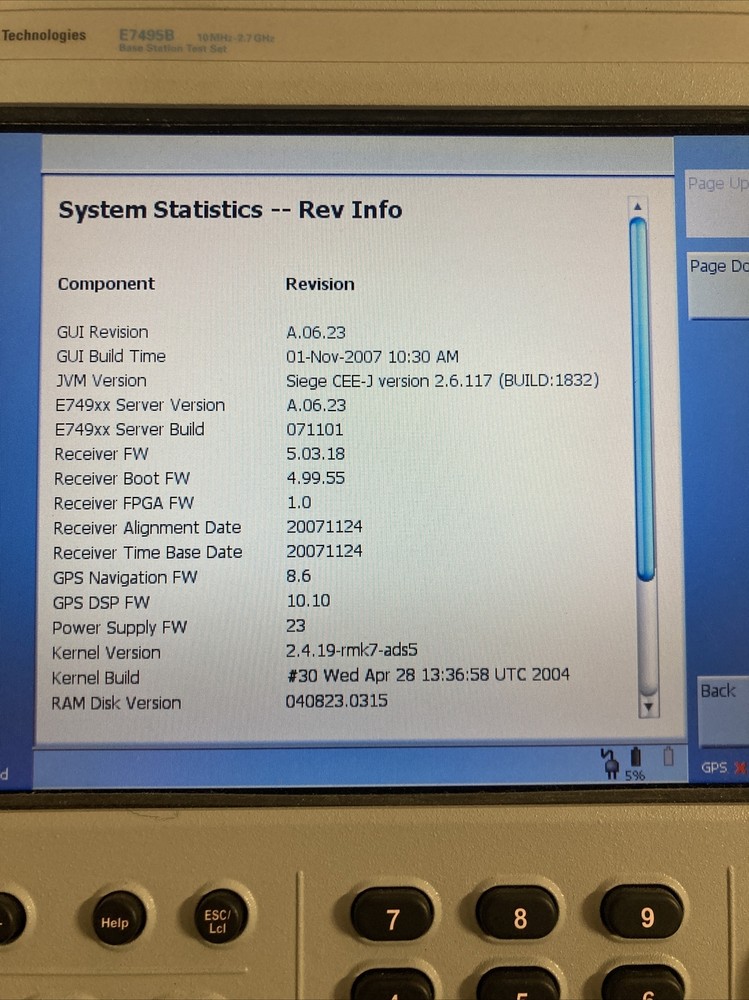Agilent E7495B Base Station Test Set 10 MHz-2.7 GHz