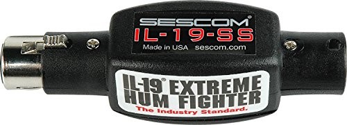 Sescom IL-19-SS Inline Professional Audio Hum Eliminator with Dynamic Structured