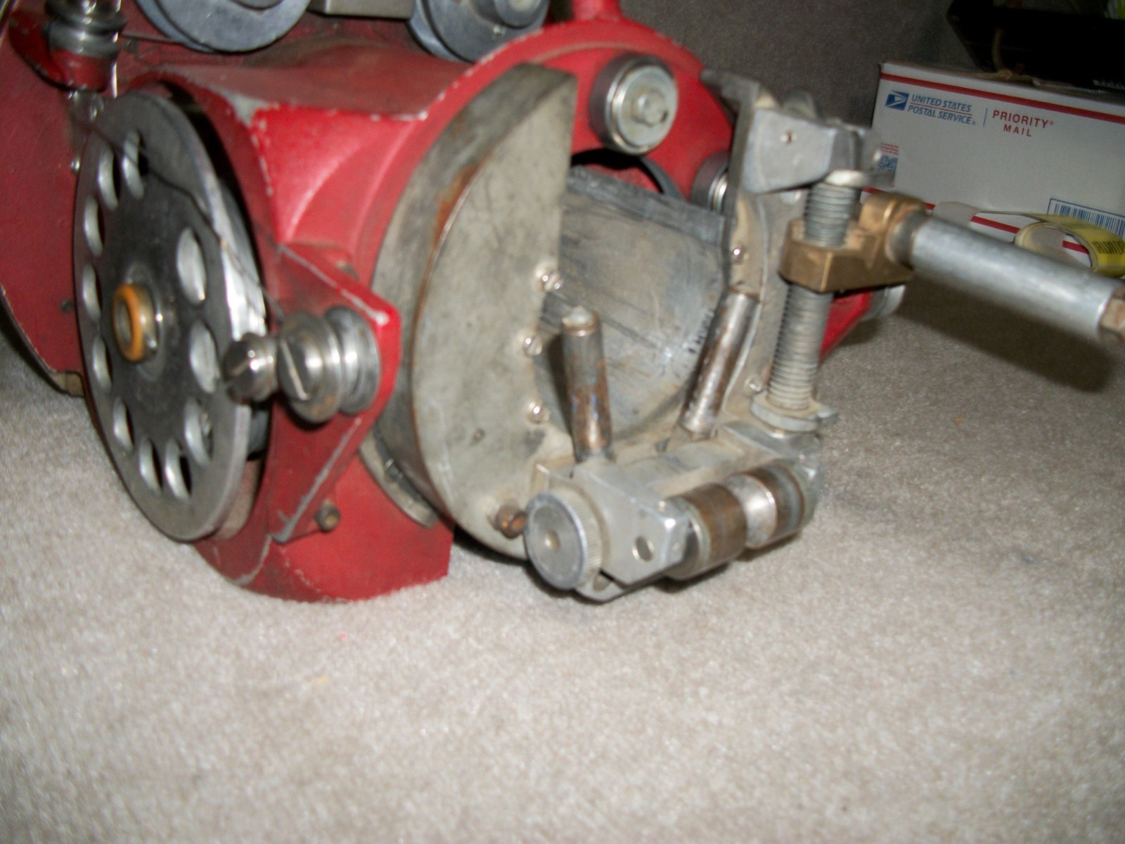 NICE CABLE SPINNING EQUIPMENT MODEL 1050 LINEMAN LASHER MACHINE WITH CASE