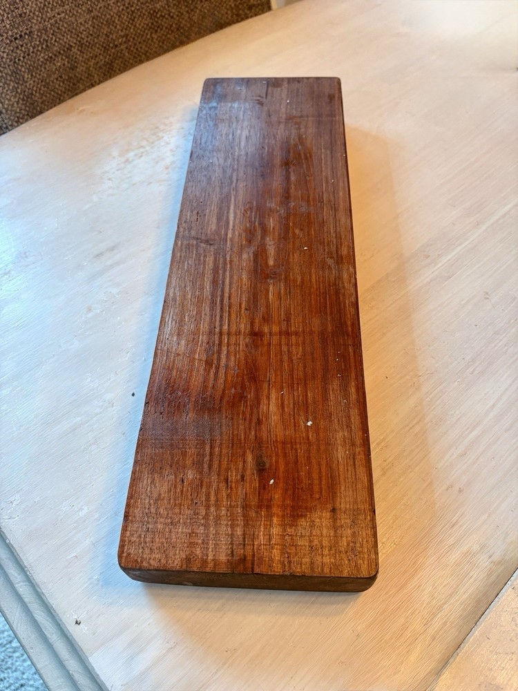 Rustic Solid Wood Wine Flight Stand 3 Bottle Tasting Display Barware Vintage