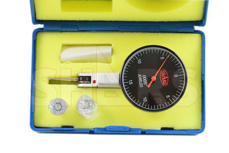 SHARS PRECISION 1.5” Black Face Dial Test Indicator Set 0-15-0 .030” .0005” !]