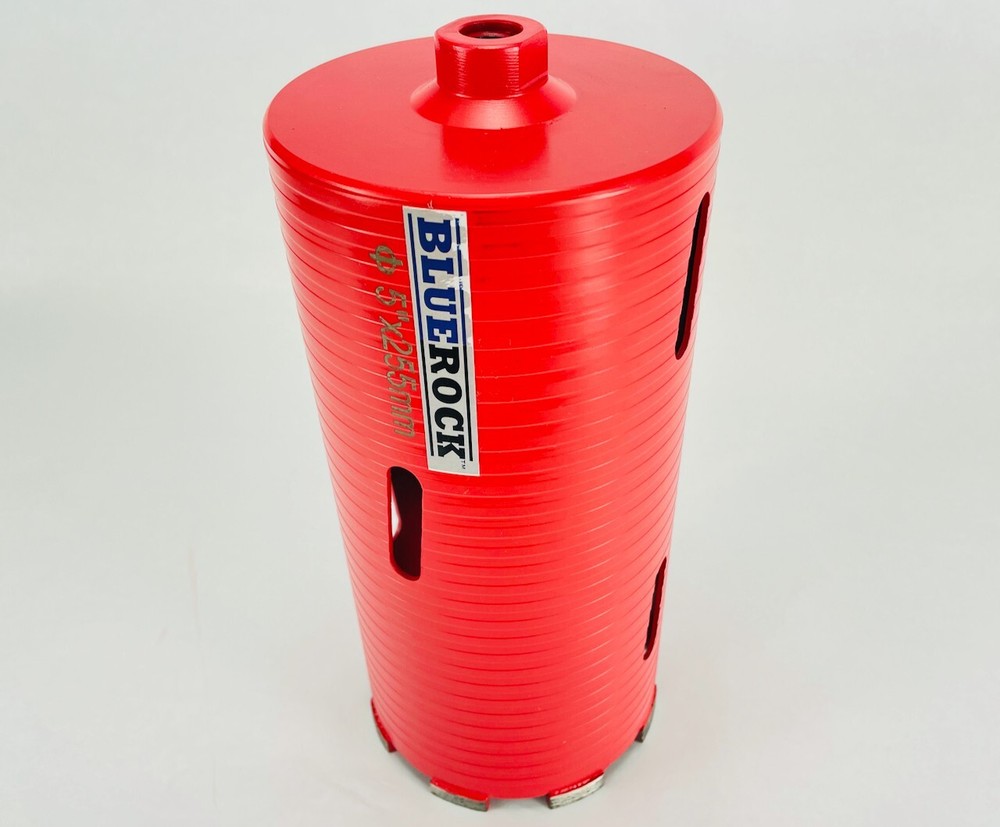 DRY Type 2", 3", 4", 5" Set Diamond Coring Bit - Concrete Core Drill by BLUEROCK