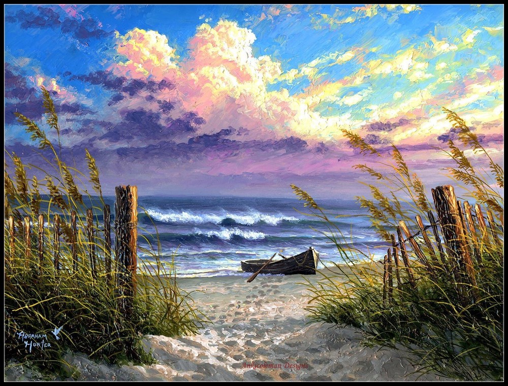 Waiting for a New Day - Chart Counted Cross Stitch Patterns Needlework DIY DMC