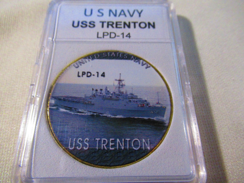 US NAVY - USS Trenton (LPD-14) Challenge Coin