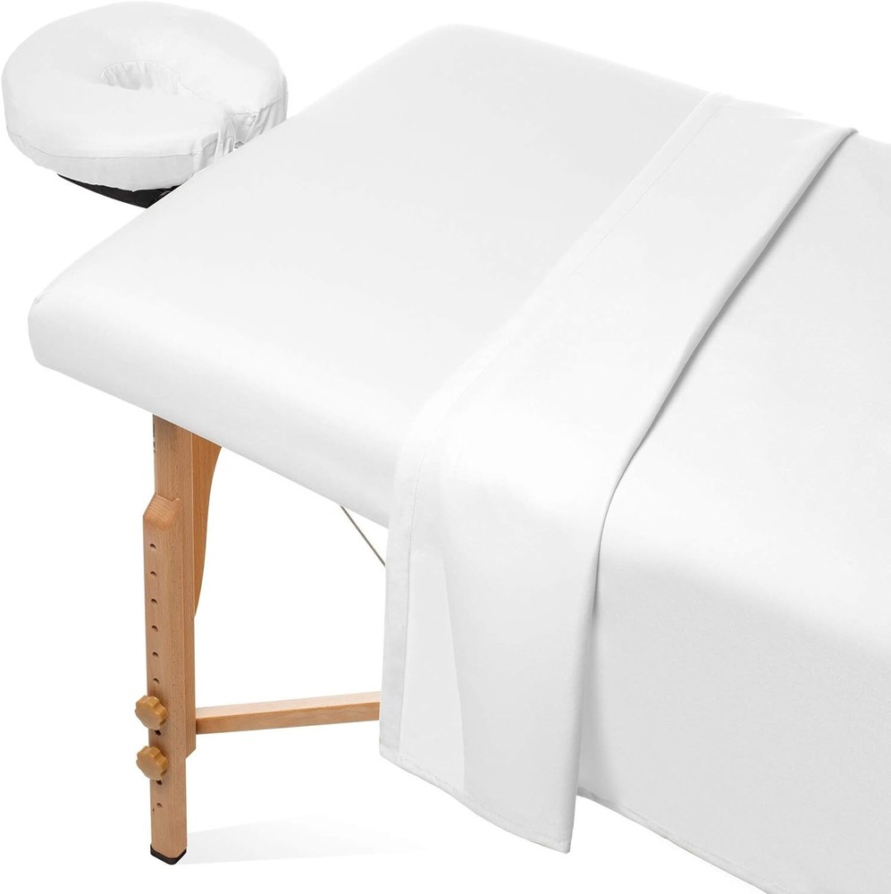 Microfiber Massage Table Sheet Set - Ultra-light, Durable, Comfortable - 3-Piece