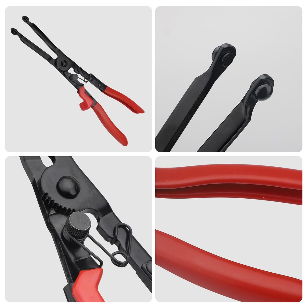 Exhaust Pipe Clamp Removal Tool Spread Pliers with Locking Device for Lap Joint