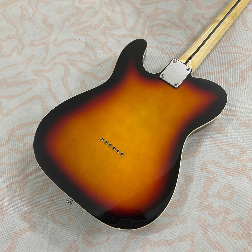 Retro Sunset Gradient TL Electric Guitar Gloss Solid Body Premium Build