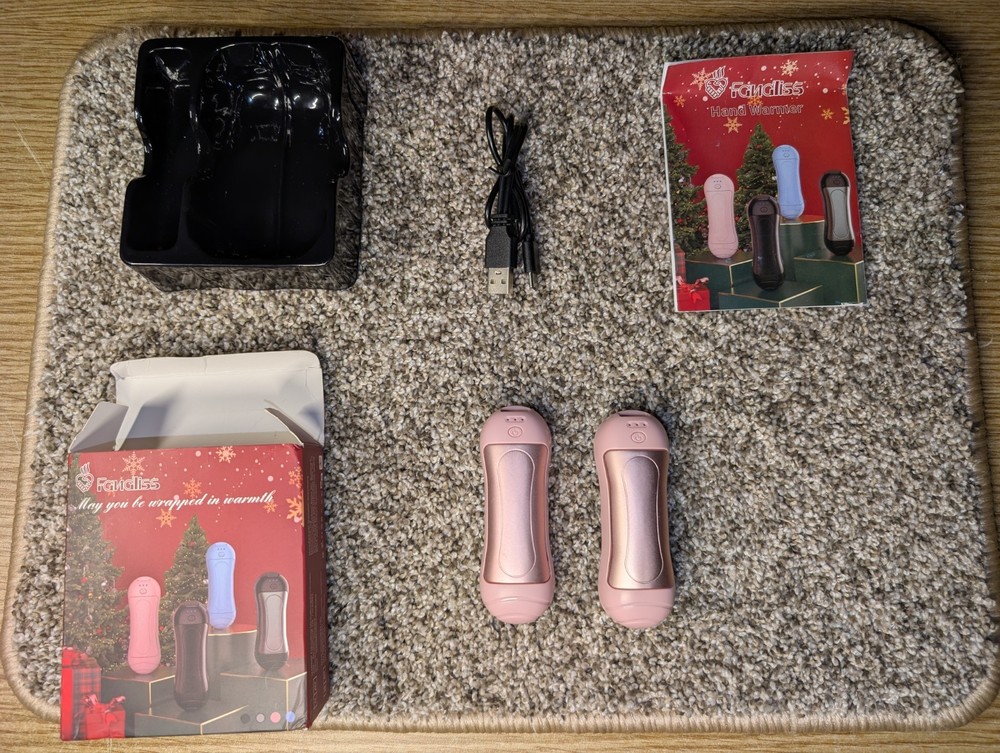 Fandliss Rechargeable Hand Warmers - Open Box