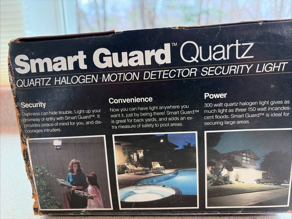 J127~ Smart Guard Quartz Halogen Motion Activated Detector Security Night Light