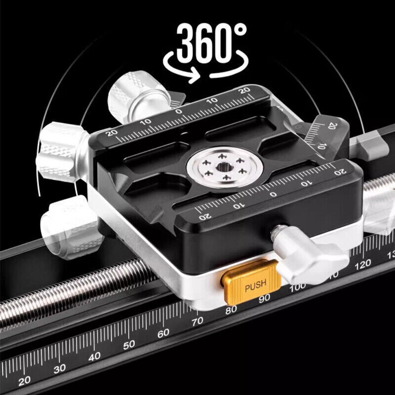 NO BOX NM-200S Macro Focusing Rail Slider Precise Focus wQuick-Adjustment Button