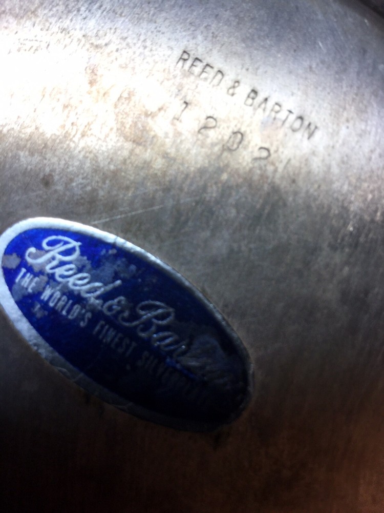 Reed And Barton Silverplate Serving Tray #1202