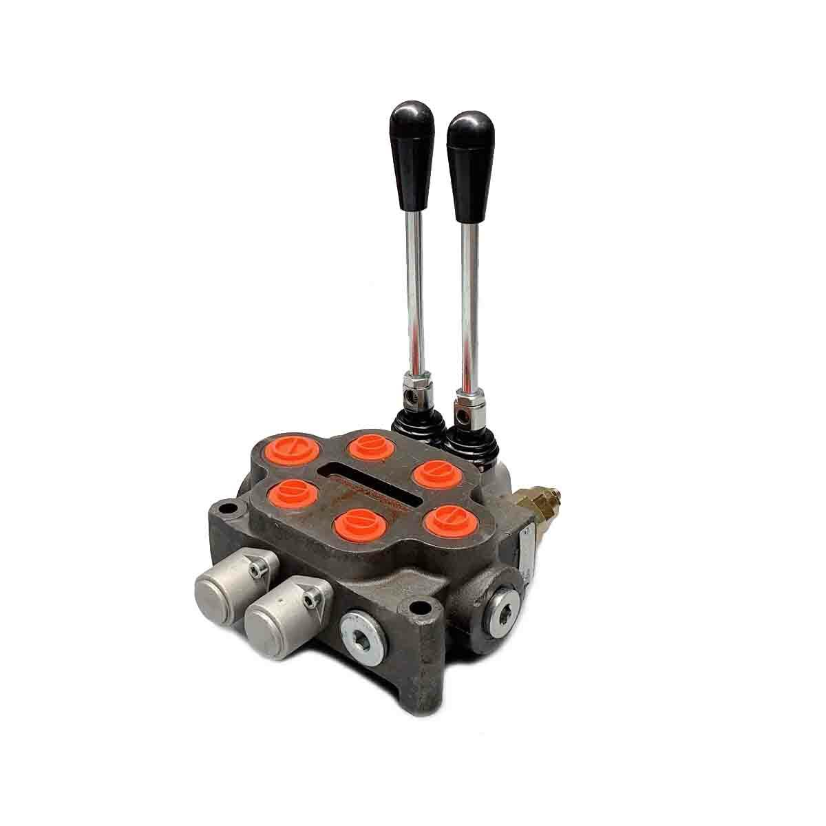 Hydraulic Spool Valve Log Splitter 2 Spool Hydraulic Control Valve Double Acting