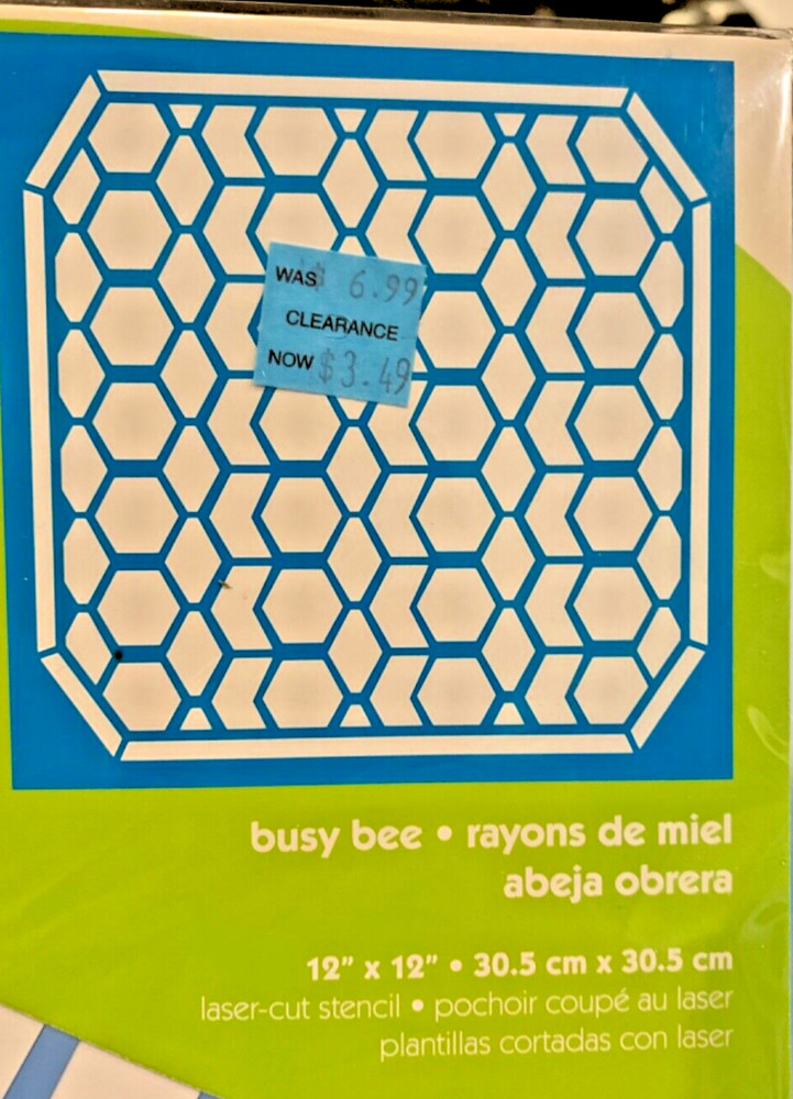 Stencils 2 Pack Geometric Designs Americana Brand