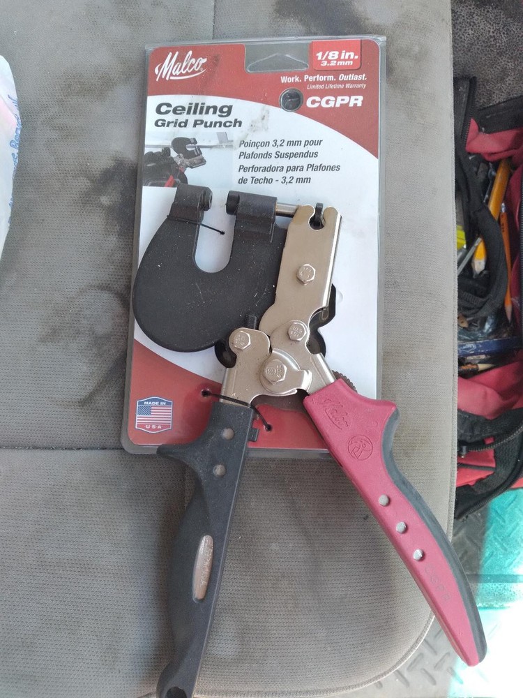 Malco CGPR Ceiling Grid Punch -Reduced Price-Lowest on Ebay