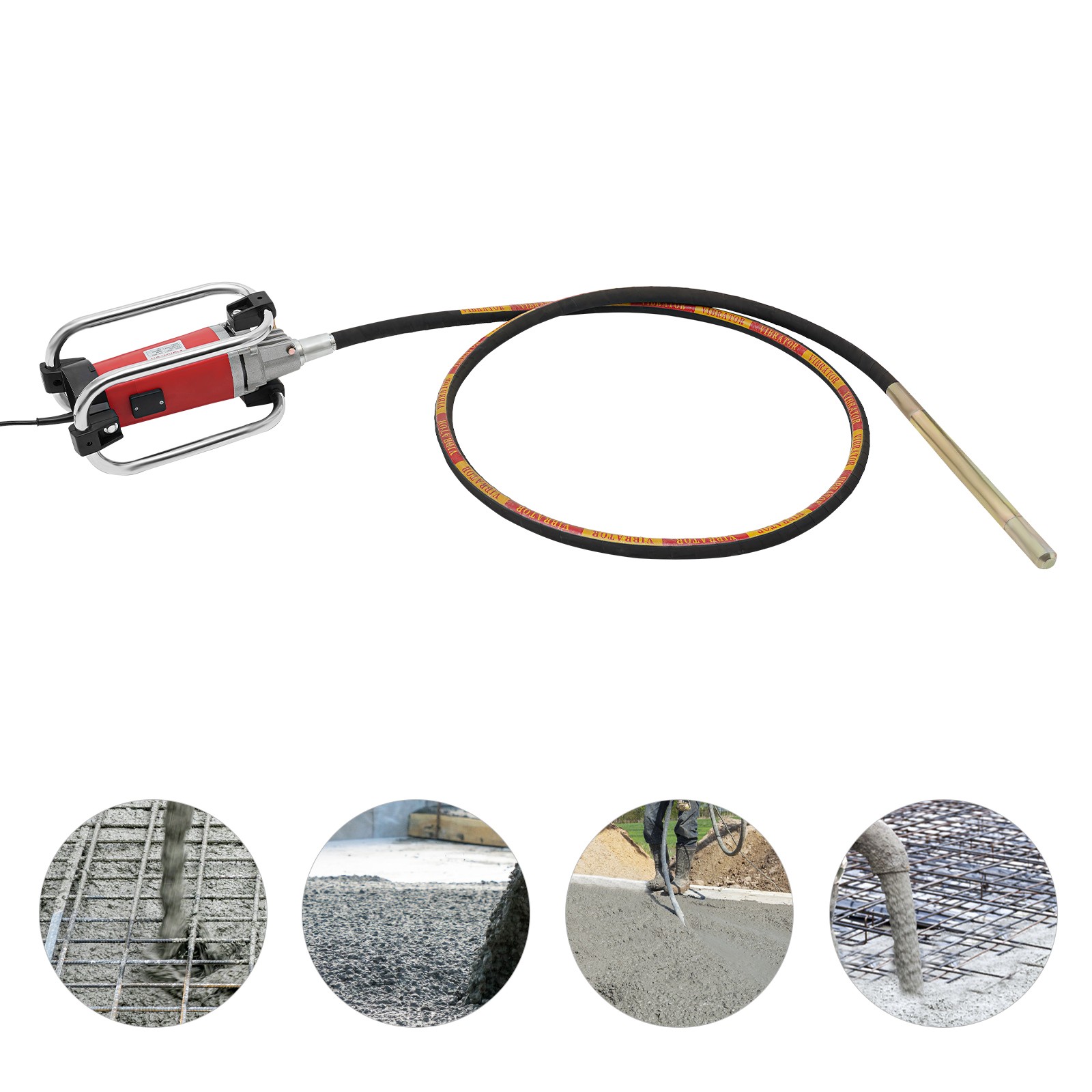 Concrete Vibrator Concrete Vibrating Hand Held Electric Concrete Vibrating Tool