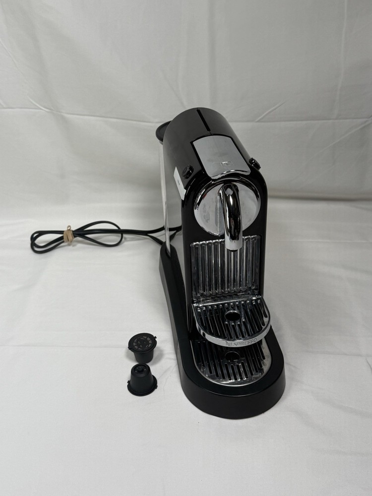 Nespresso CitiZ Espresso Machine Type D110 Piano Black Single Serve Coffee Maker