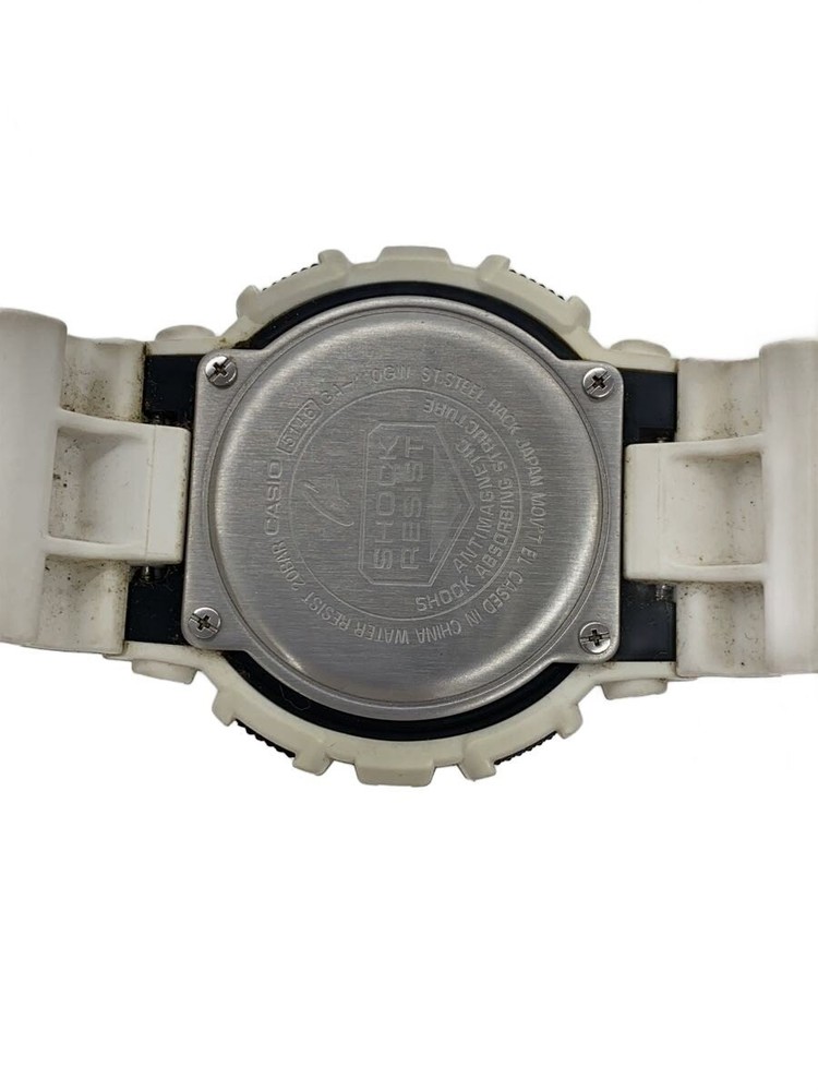 CASIO Quartz Watch G SHOCK Digital Analog WHT