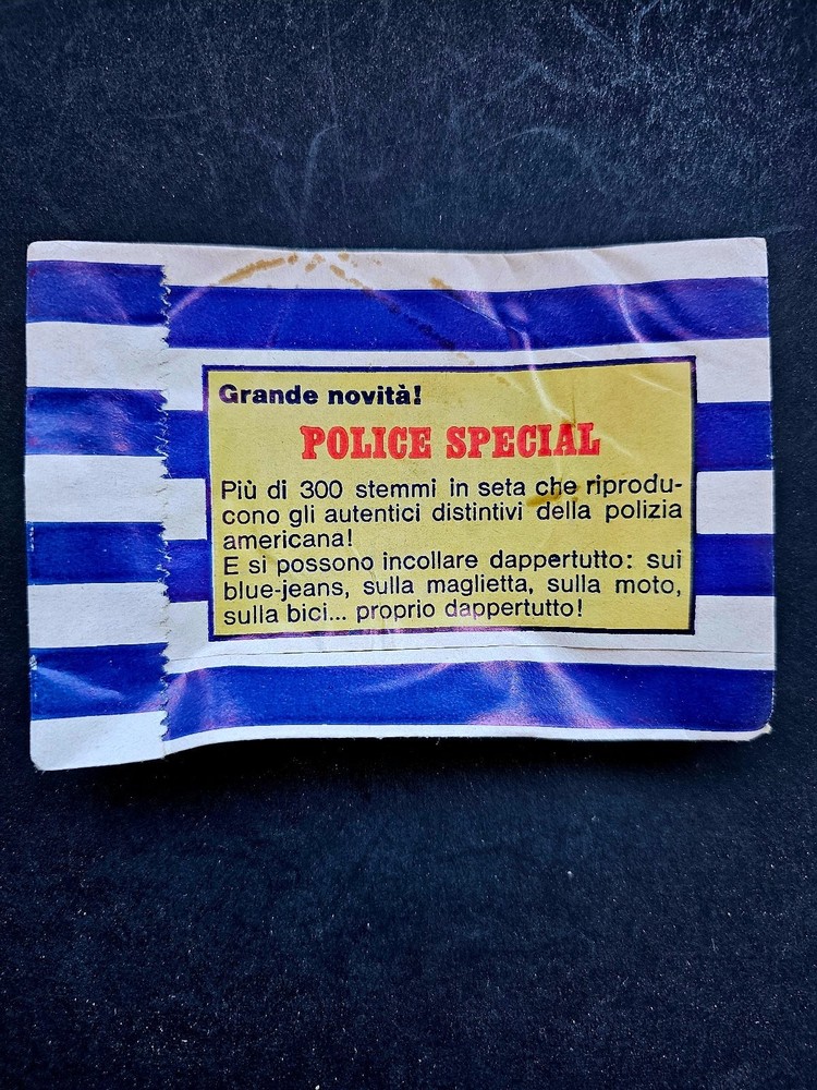 police special sealed sachet