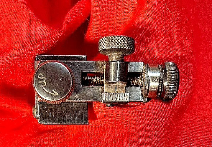 Redfield 70 Micrometer Receiver Peep Sight w/ Target Adjusting Knobs & Aperture