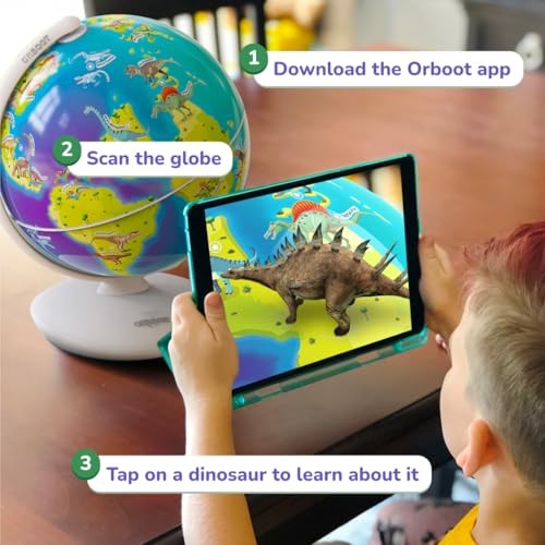 Orboot Dinosaur Toys - Interactive - 50 Dinosaurs - 500+ - Orboot App