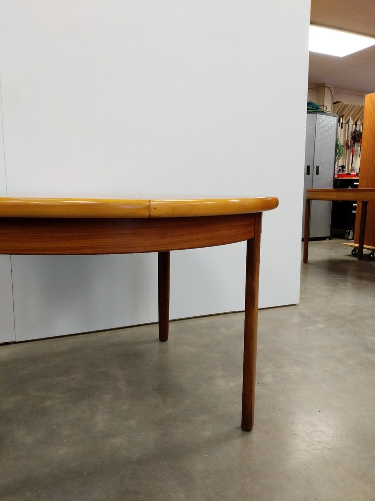 Vintage Mid Century Modern Teak Extendable Dining Table