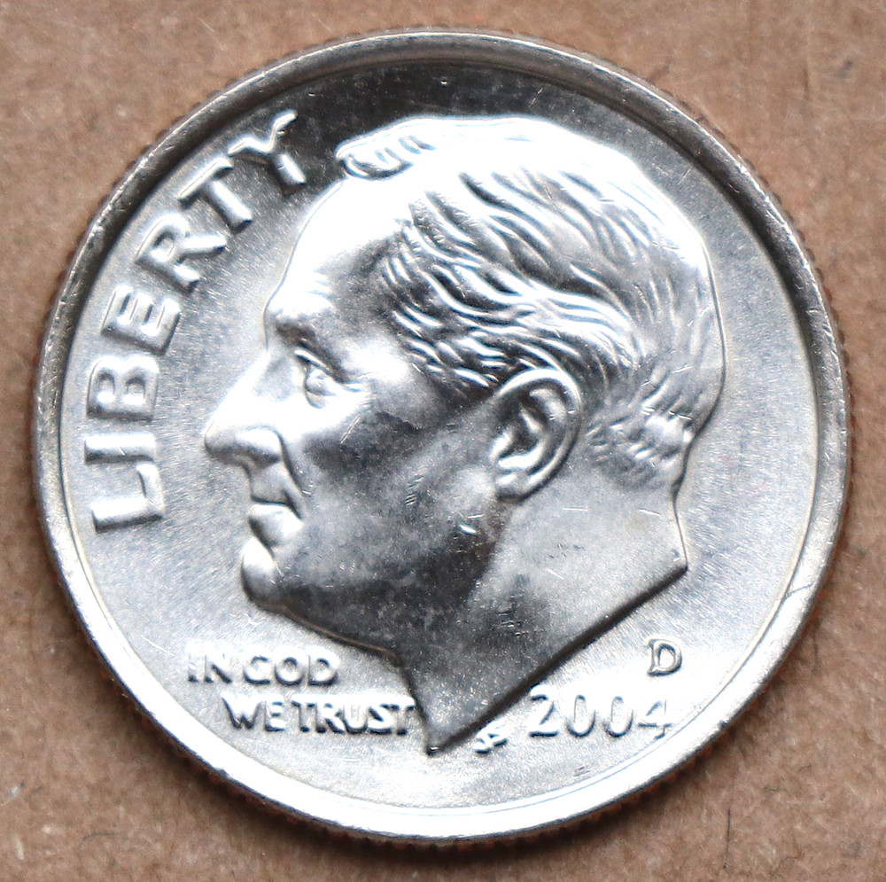 2004 D Roosevelt Dime BU