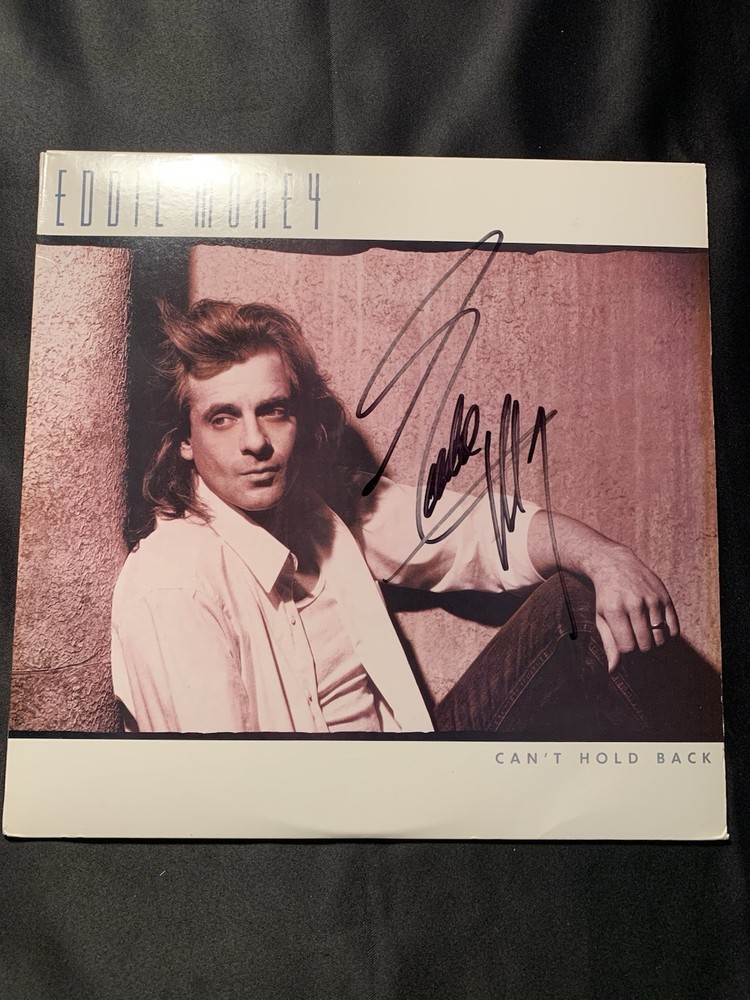 eddie money signed Vinyl Record Lp Auto