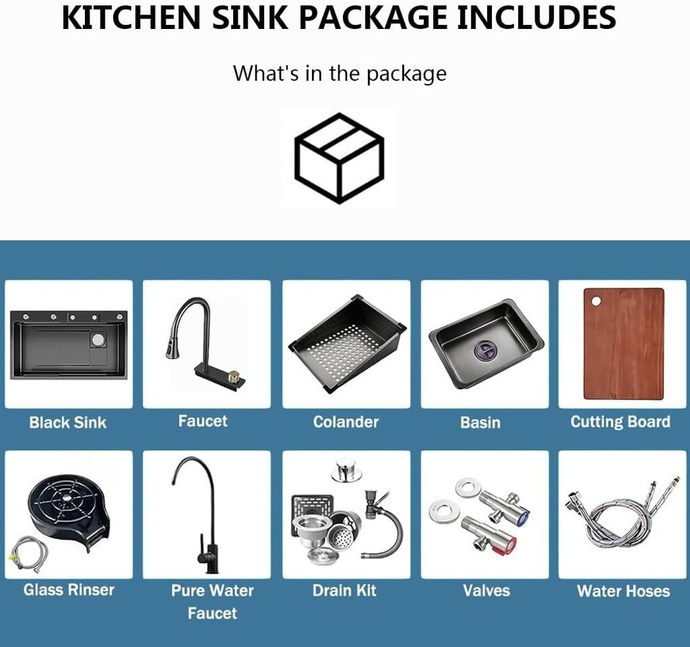 Stainless Steel Topmount Workstation Kitchen Sink