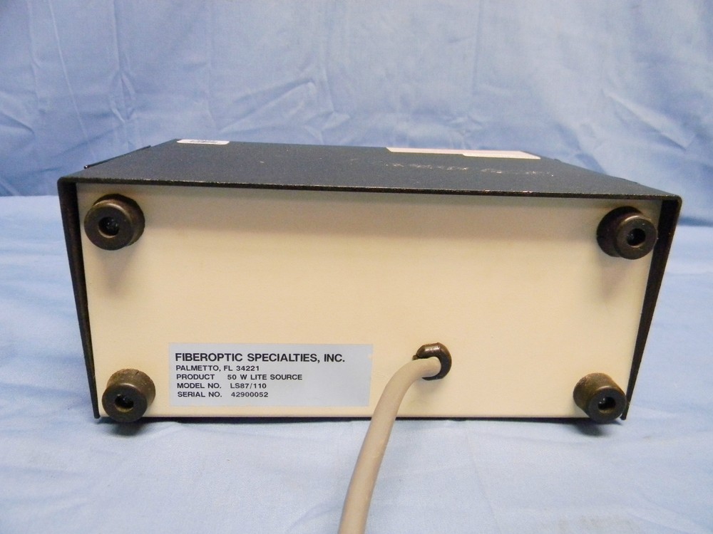Fiber Specialties LS87 Microscope Illuminator Light Source 50W 115VAC