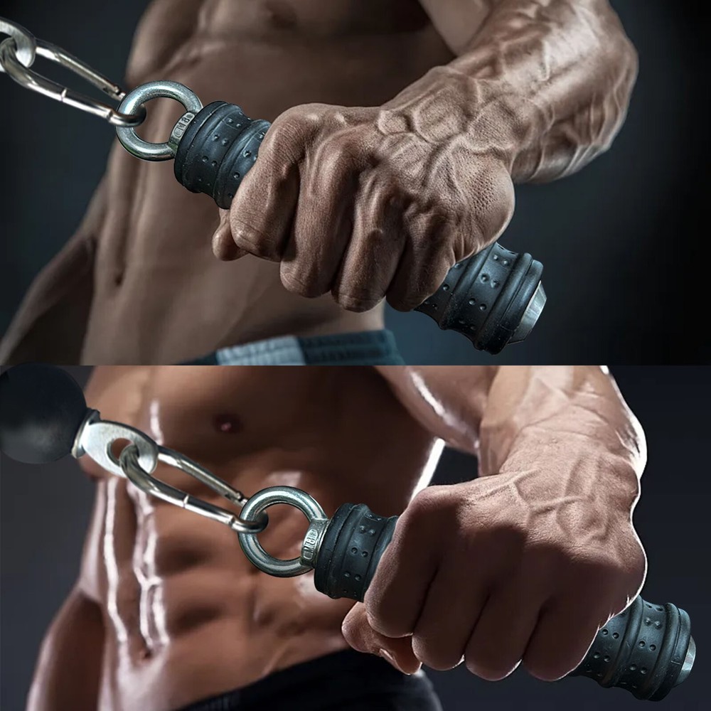 LAT Pull Down Bar for Cable Machine Tricep Workout Cable Attachments Mechine