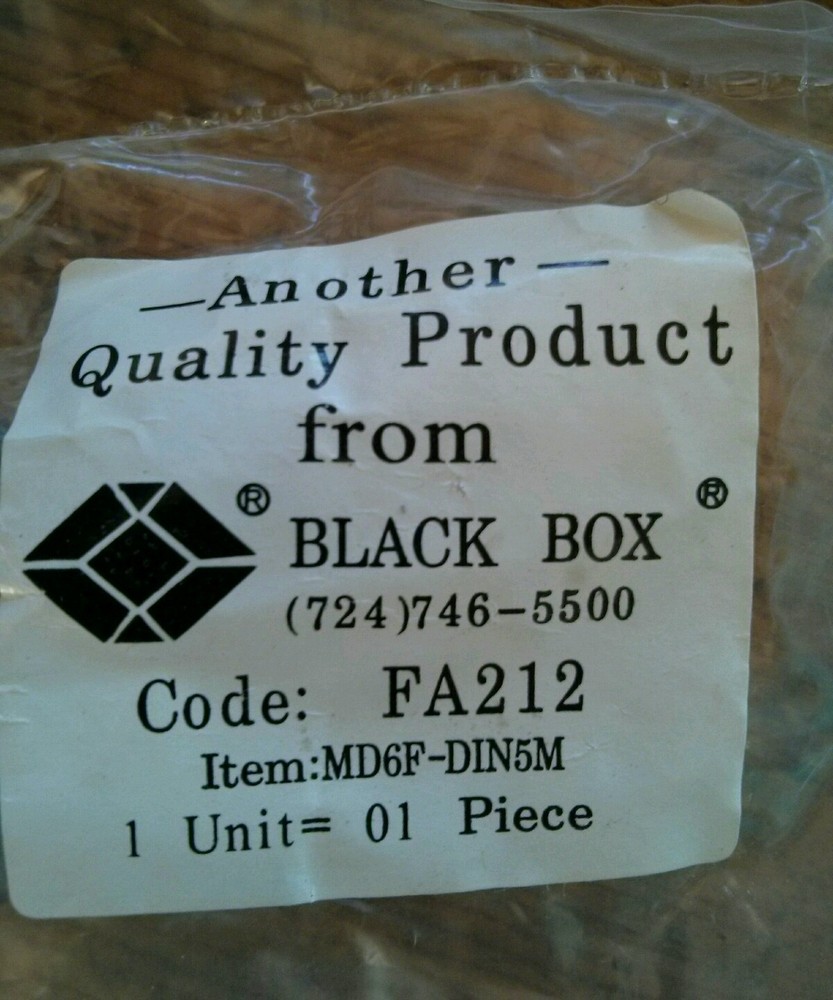 BLACK BOX SERVSWITCH™ ADAPTER FA212 MD6F - DIN5M