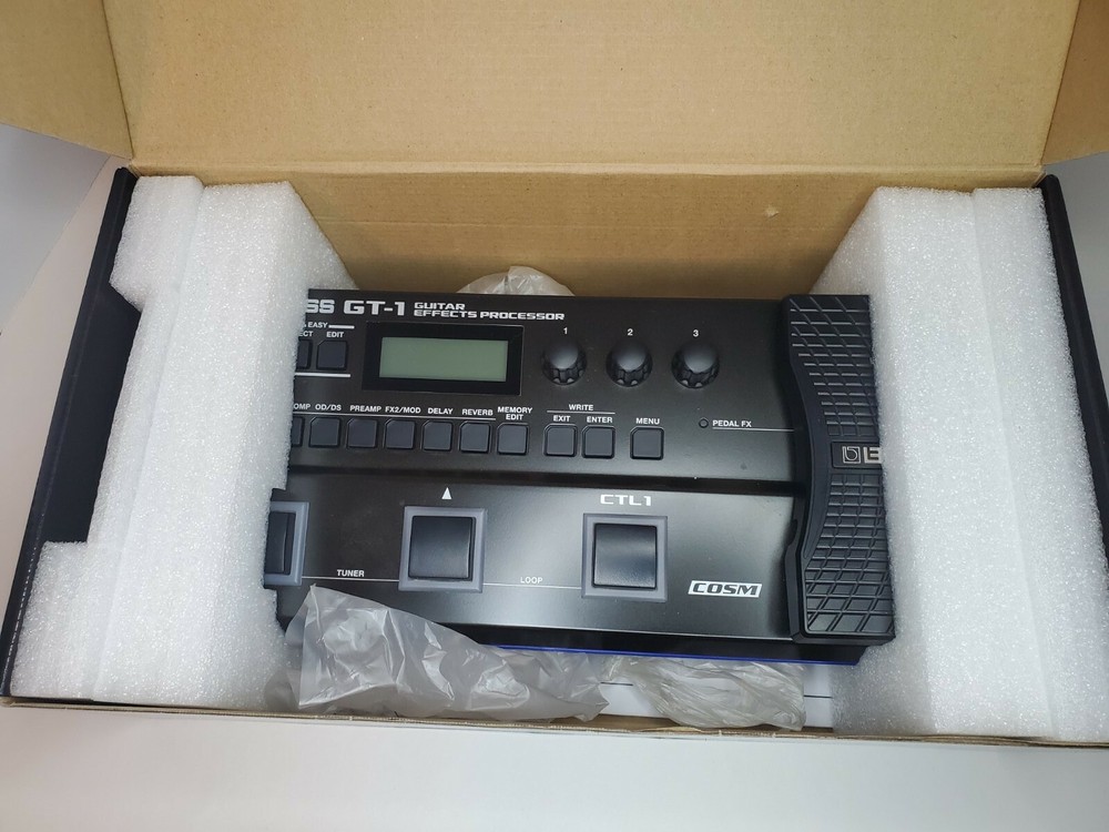 Boss GT-1 Guitar Effects Processor, Black