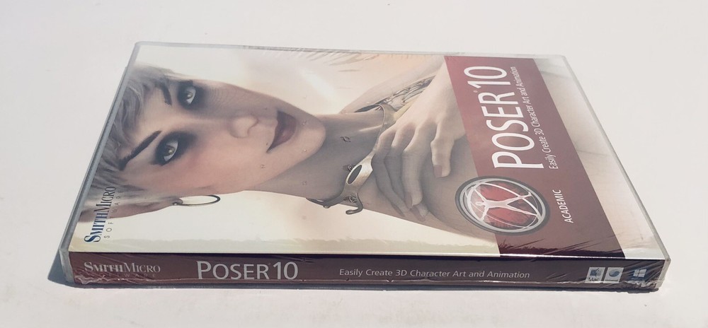 Poser 10 Easily Create 3D Character Art & Animation SmithMicro Software New