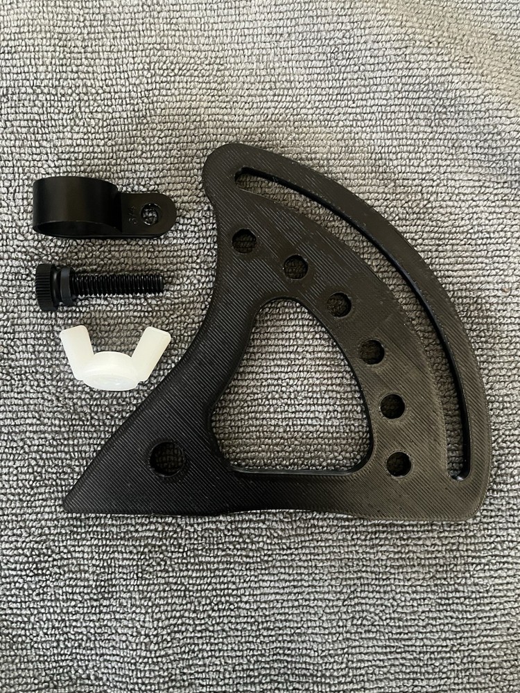 Metal Detector Coil Fully Adjustable Revised Steadying Bracket & Hardware