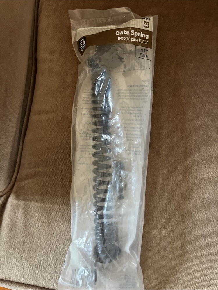 Everbilt 11 in. Black Gate Spring