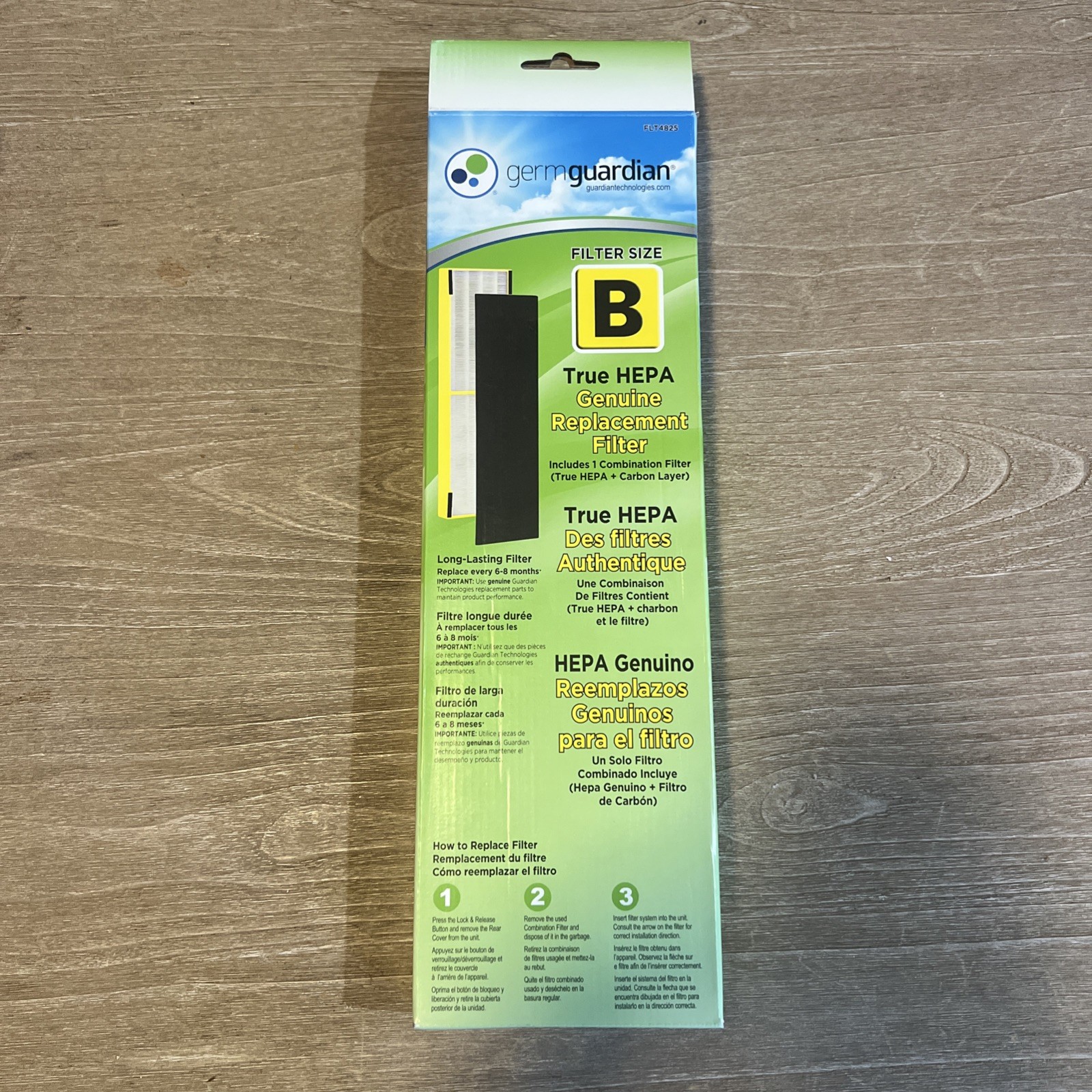 Germ Guardian FLT4825 Size B HEPA Filter-Multi Compatible-NIB (2 pack)