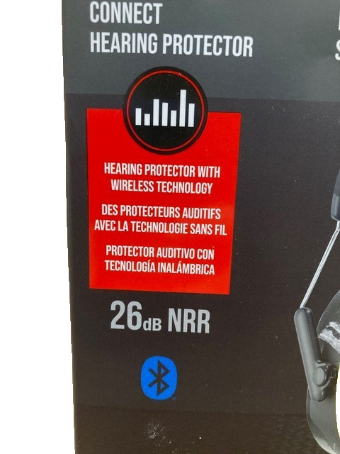 3M Worktunes Wireless Hearing Protector with Bluetooth, Black