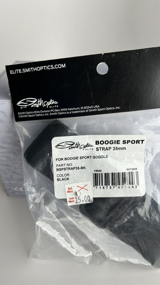 Smith Optics Boogie Sport Strap 35mm - Black
