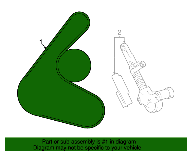 2010-2019 Toyota Corolla Serpentine Belt GENUINE OEM PART 90916-02679