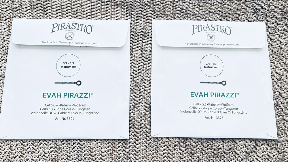 Pirastro Evah Pirazzi 1/2-3/4 Cello G & C String - Medium