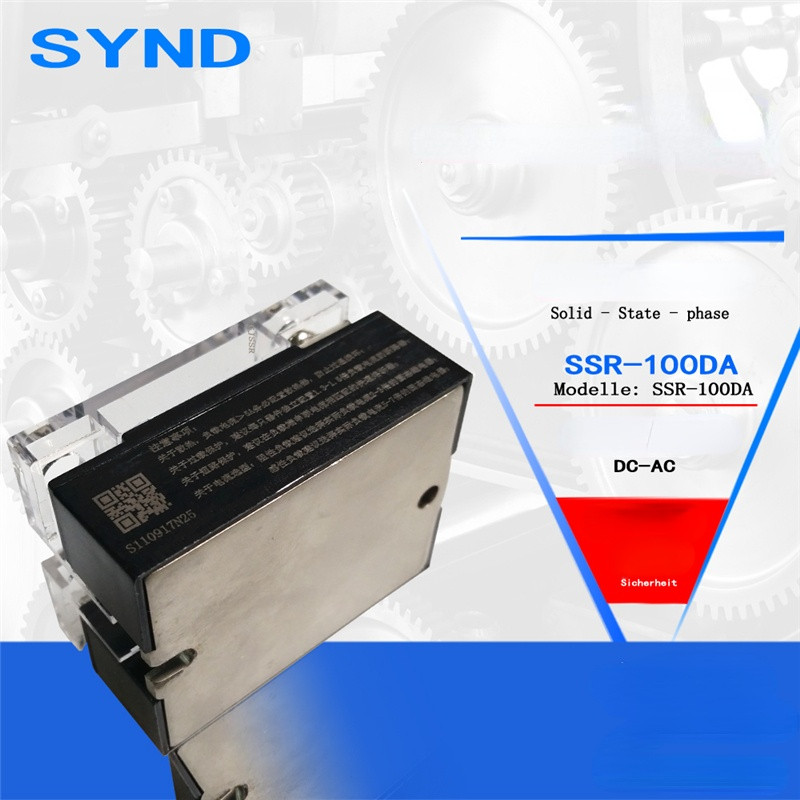 DC control AC single-phase solid state relay SSR-100DA 100A