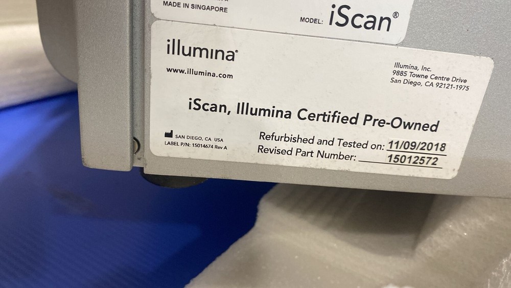 Illumina iScan - Array Scanner Genotyping and DNA Scan