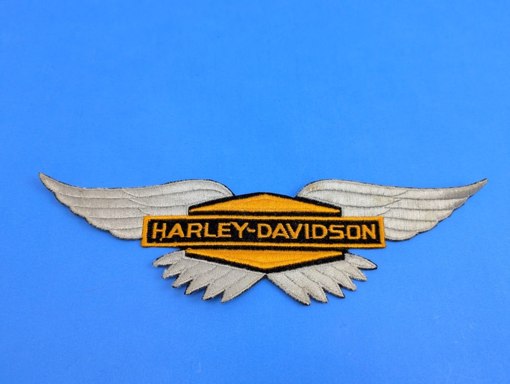 Vintage 60’s 70’s Harley Davidson Felt Patch Motorcycle Large
