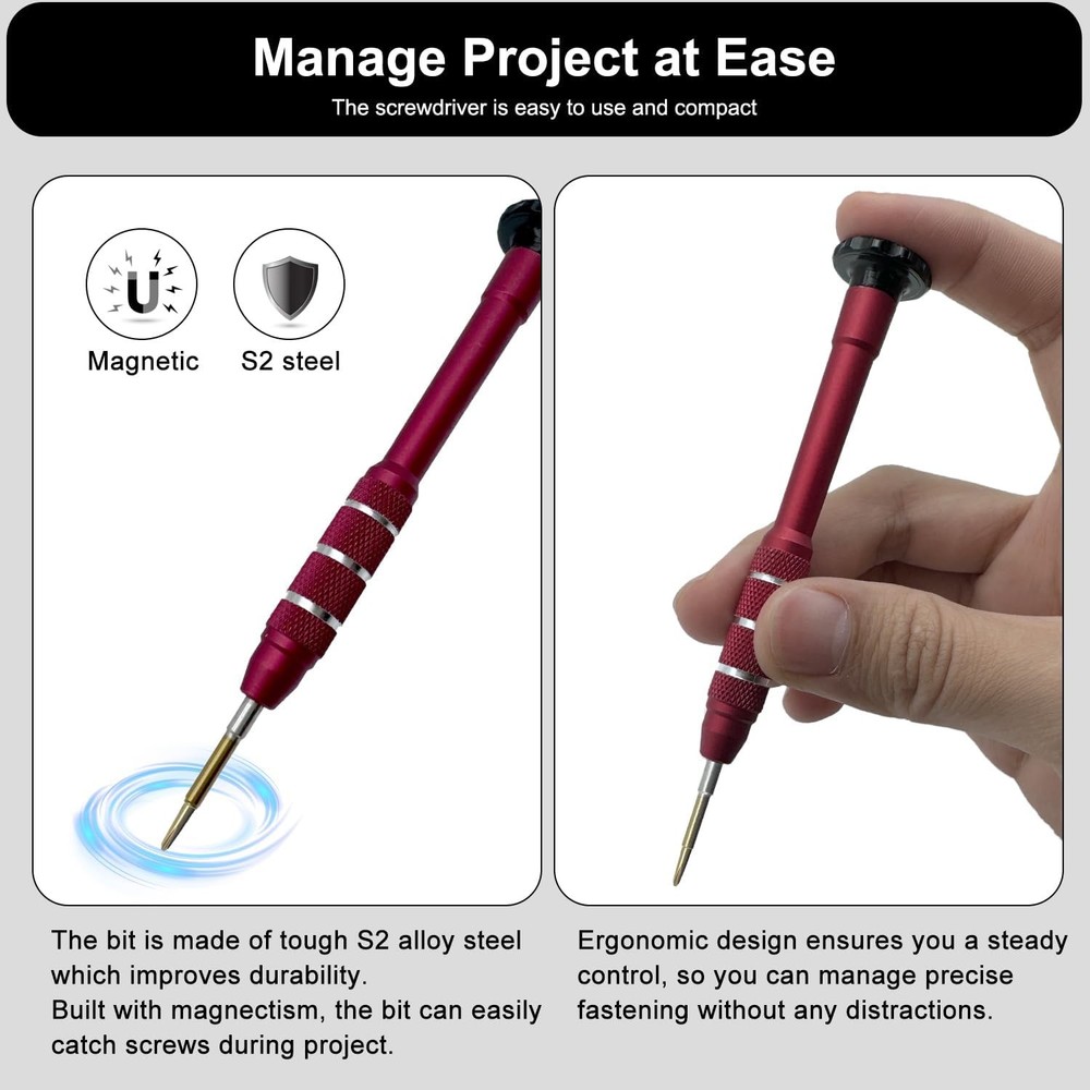 Magnetic Phillips Screwdriver #000 PH 000, Small