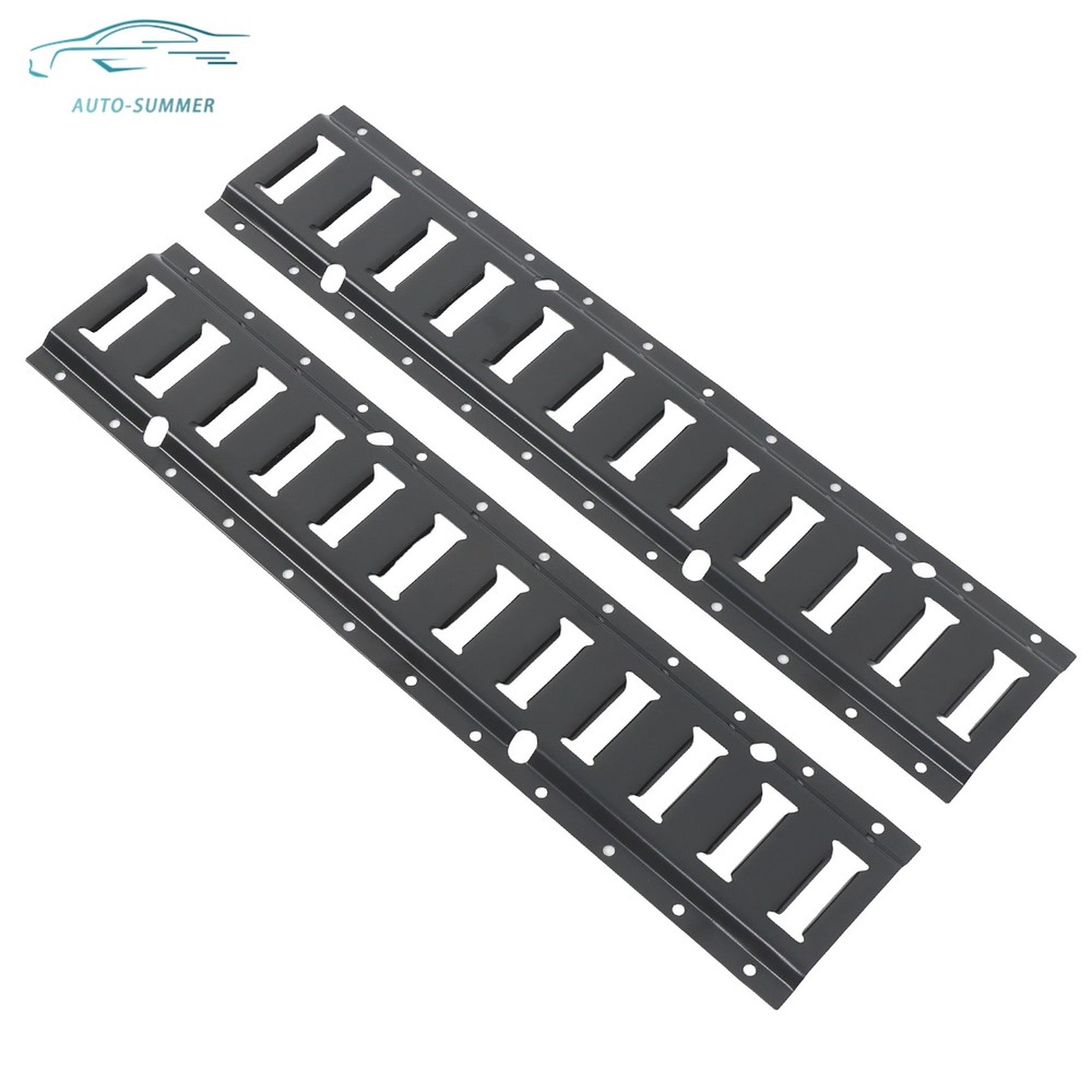 Durable 8 Pack 2' E Track Tie Down Rail Syste Portable Multi Purpose Black New